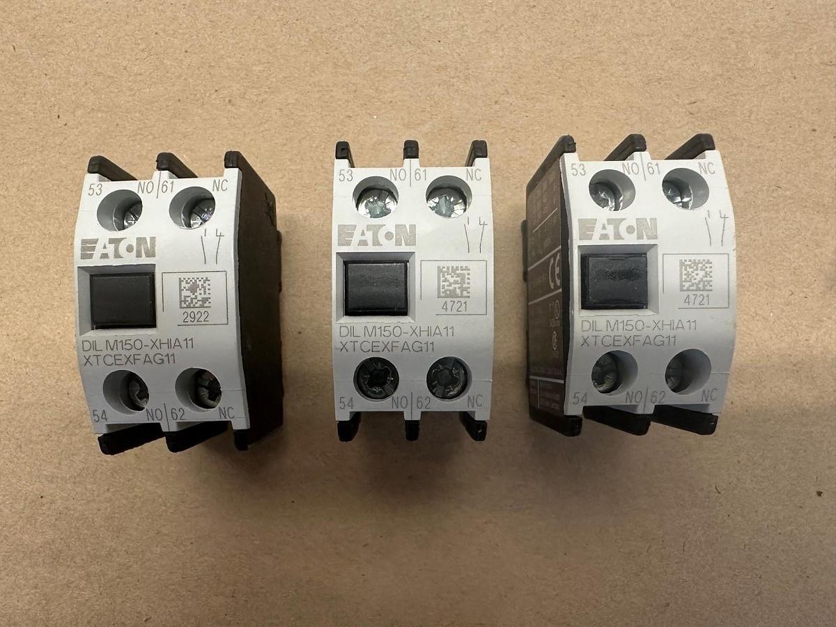Used Eaton DILM150-XHIA11 Auxiliary Contact Module *NEW* (1 Box of Qty 3)