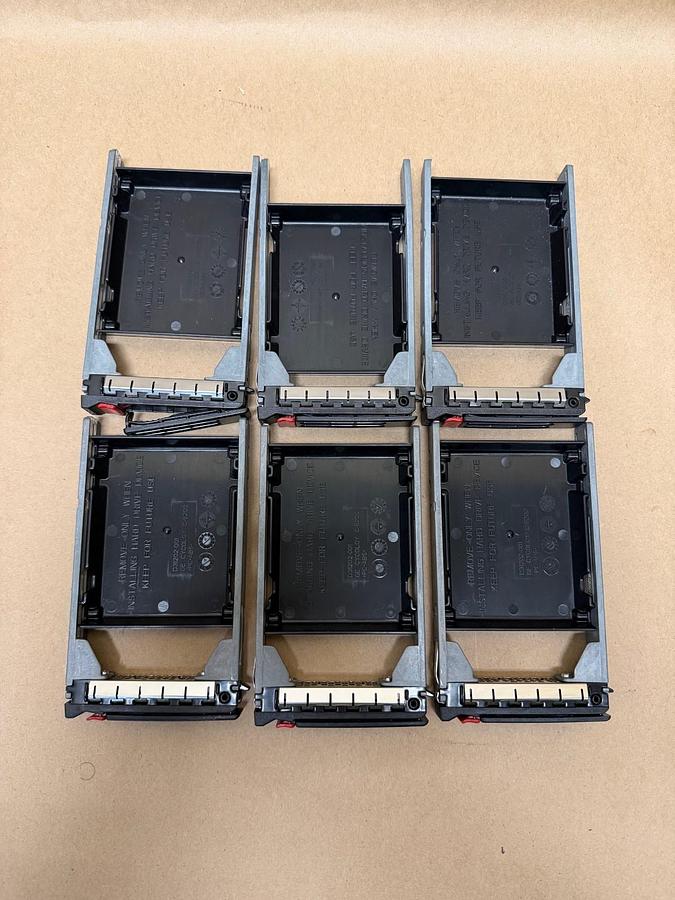 Used Intel D31202-001 2.5” Hard Drive Caddy - Lot of 6