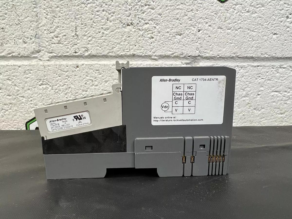 Used Allen Bradley 1734-AENTR Series B, 2 Port Ethernet/IP TP I/O Adapter