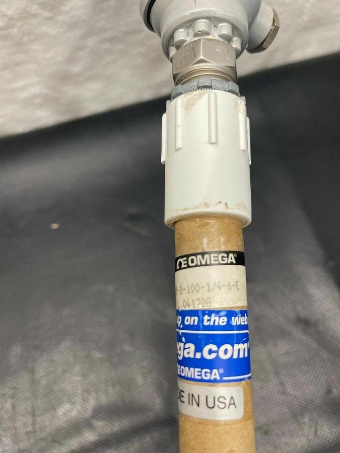 Used Omega PR-19-2-100-1/4-6-E Thermocouple Probe