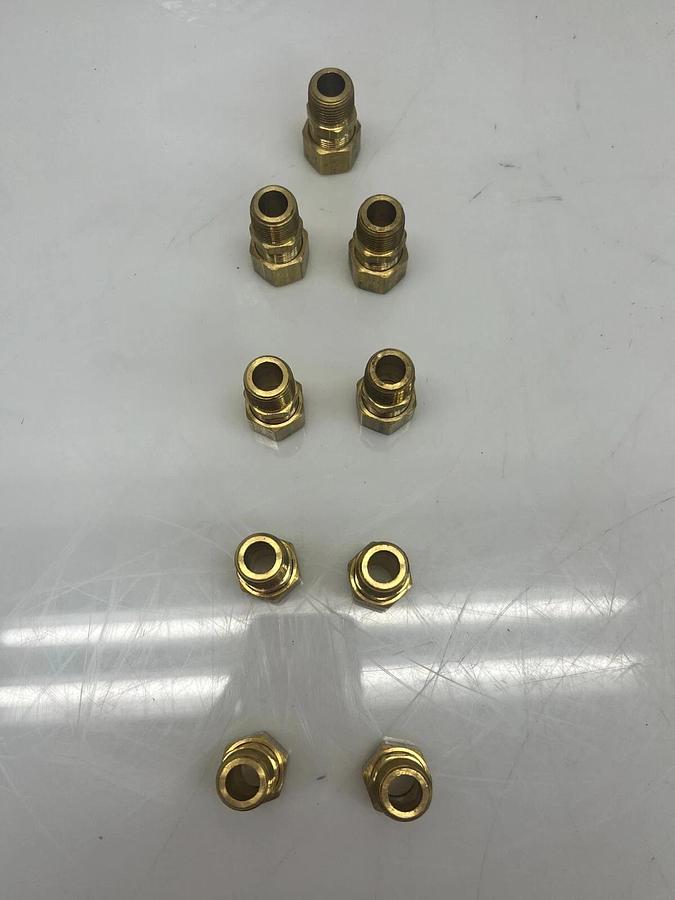 Parker X68C-8-6 Male Connector - Lot of 9