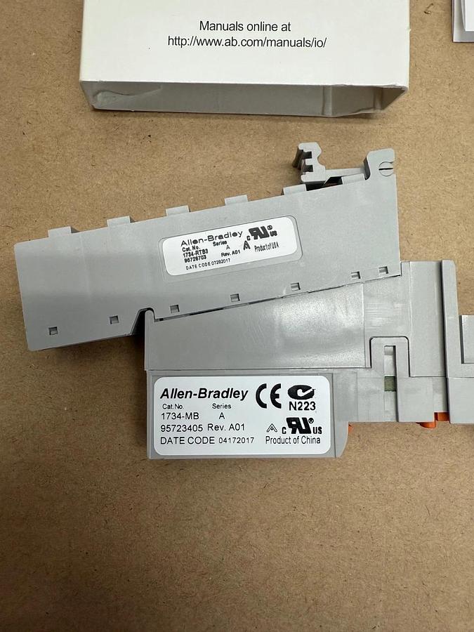 Allen Bradley 1734TB3 Ser A Point I/O Module, Terminal Base - Lot of 10