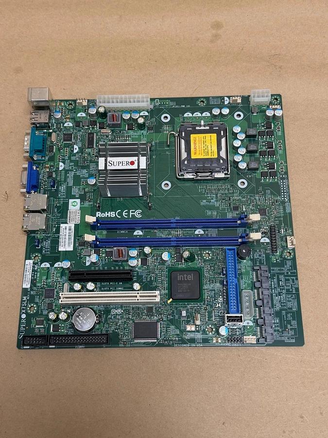 Used SuperMicro X7SLM Rev. 1.02 Motherboard *NEW*
