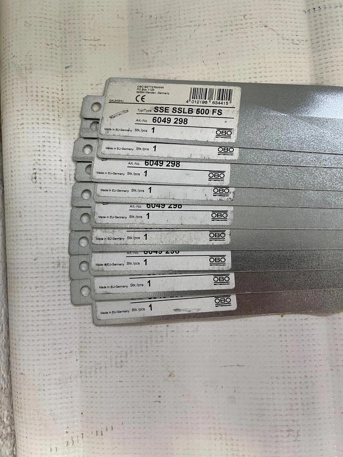 Used OBO Bettermann SSE SSLB 500 FS Dust Protection Element and Joint Strip LOT of 10