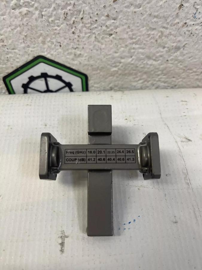 Used ATM Microwave 42-303B-40-6-6 Crossguide Directional Coupler, 2 W/G ports