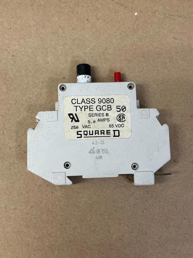 Used Square D Type GCB 50 Series B Circuit Breaker