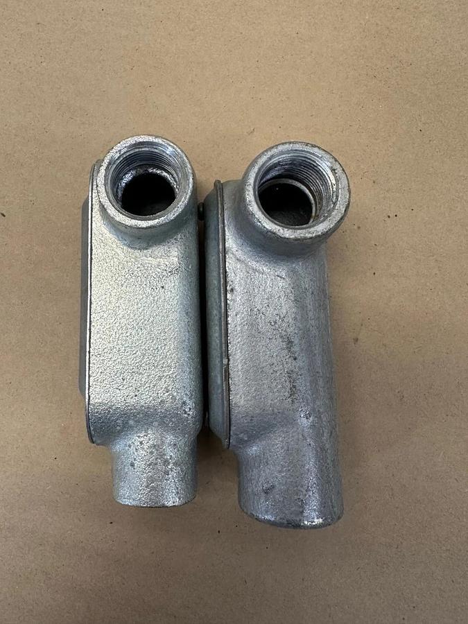 Used Crouse-Hinds LL27 3/4” Conduit - Lot of 2