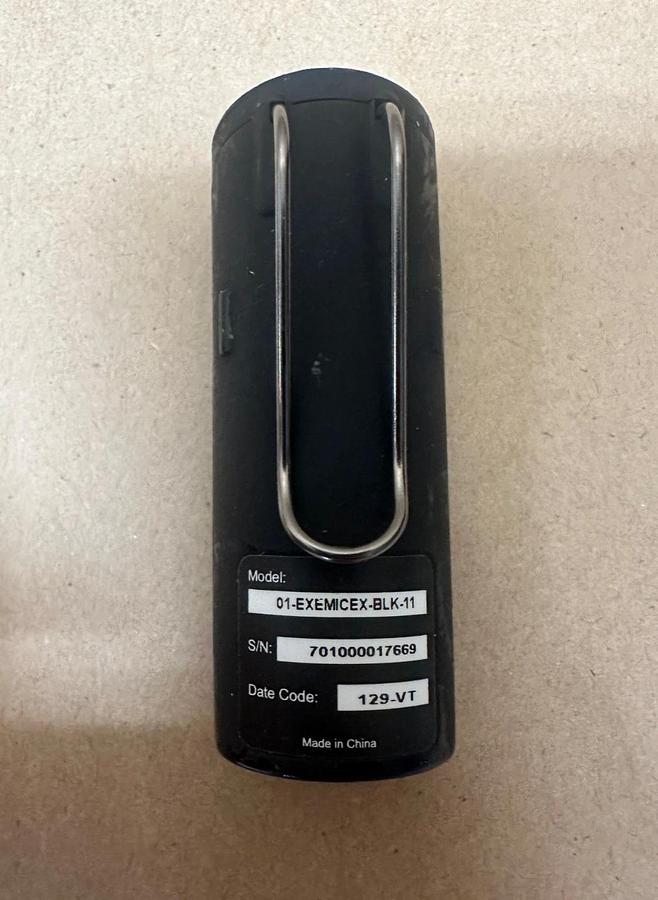 Used Revolabs 01-EXEMICEX-BLK-11 Solo Single Channel Wireless Microphone *NEW*