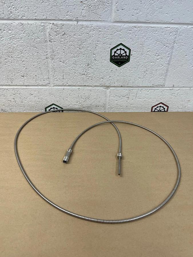 Used Stainless Steel Fiber Optic PhotoSwitch Cable 75 inches long 1/16" Active Fiber