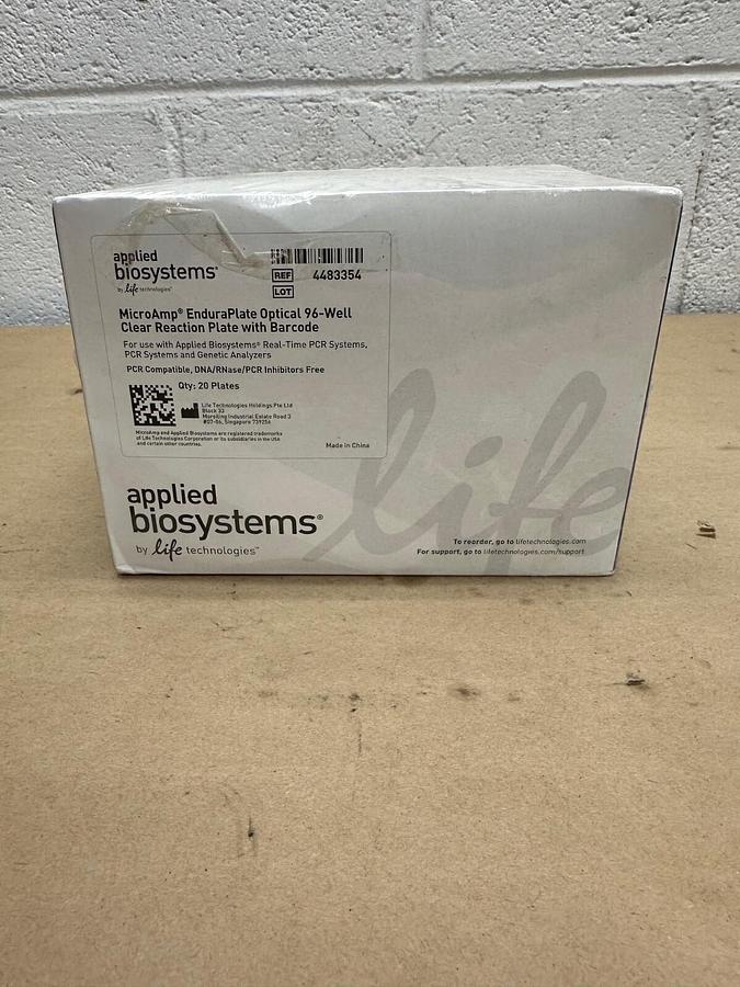 Used Applied Biosystems 4483354 Microamp Enduraplate Optical 96-Well