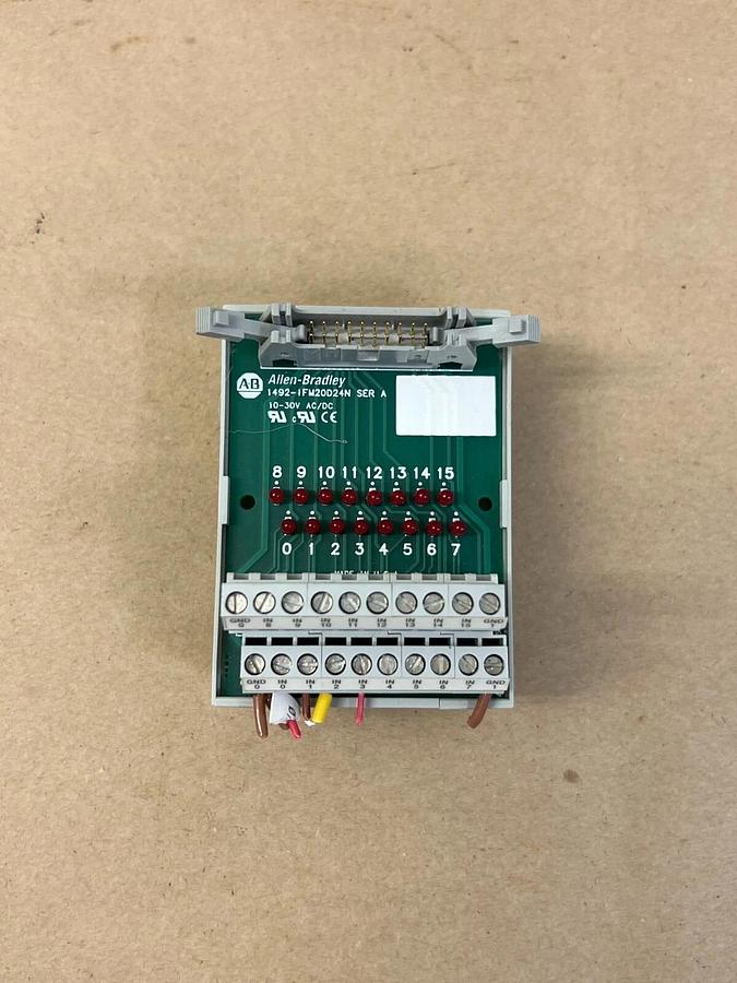 Used Allen Bradley 1492-IFM20D24N Ser A Digital Interface Module