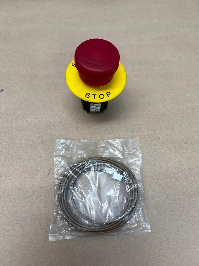 Used PepperL + Fuchs Emergency Stop Button