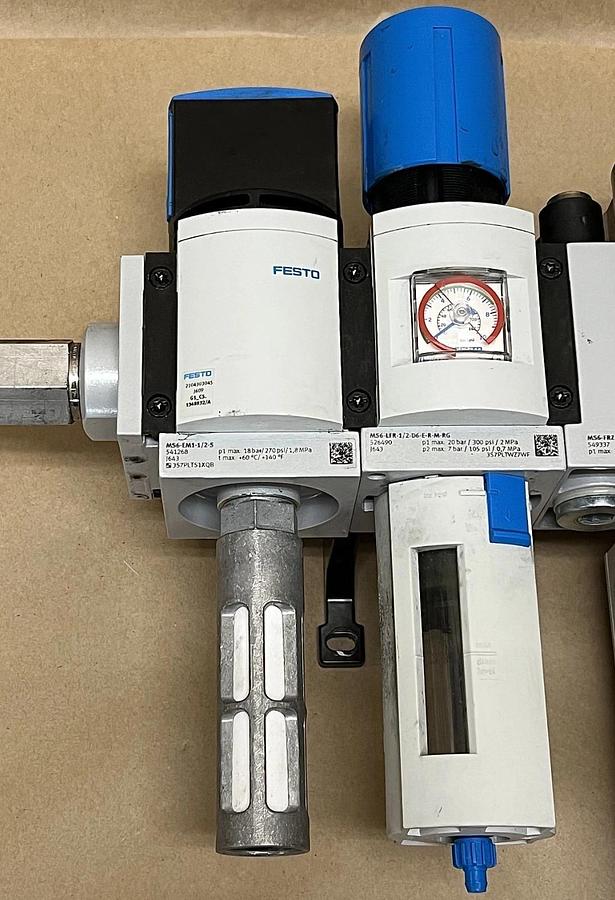 Used Festo MS6 Series Filter Regulator Assembly