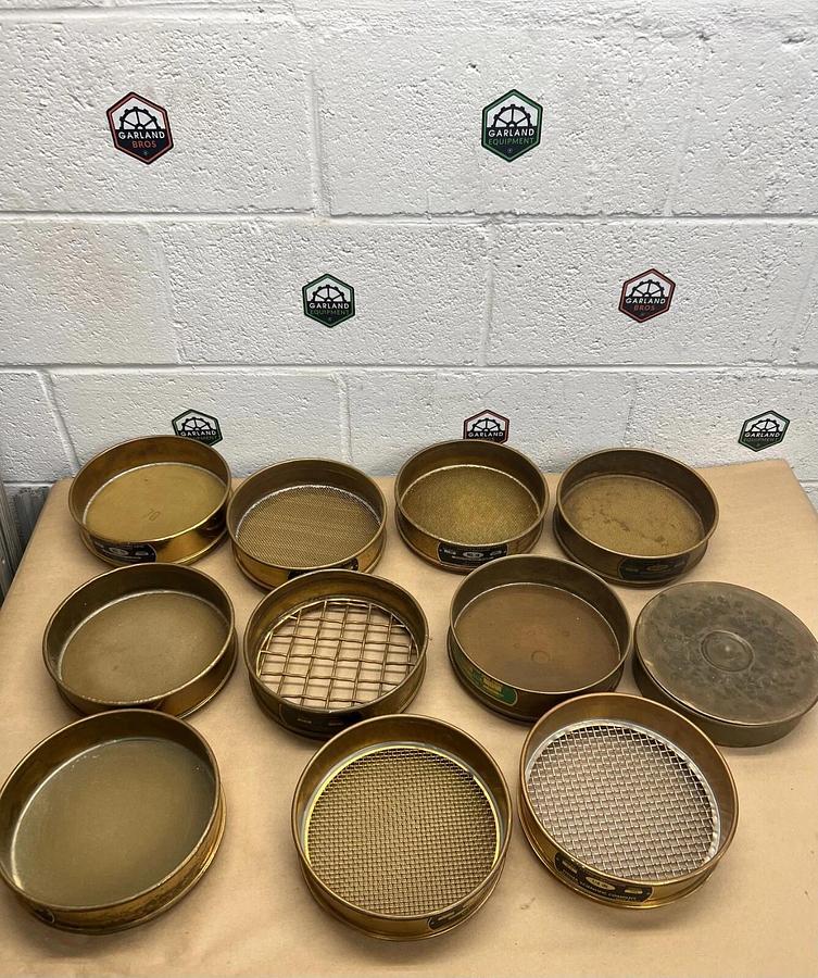 Used Assorted Standard Testing Sieves: Fisher Scientific W. S. Tyler Will Scientific