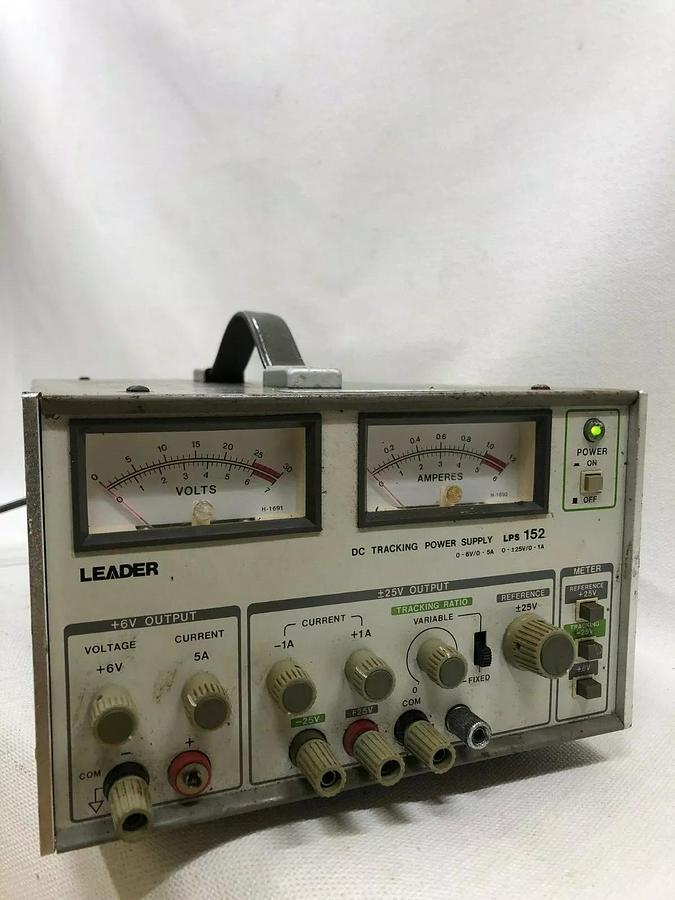 Used Leader LPS 152 DC Tracking Power Supply