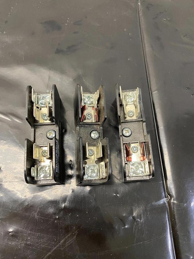 Used Ferrara Shawmut 30321RAB 1 Pole Fuse Holder 600V-30A - Lot of 3