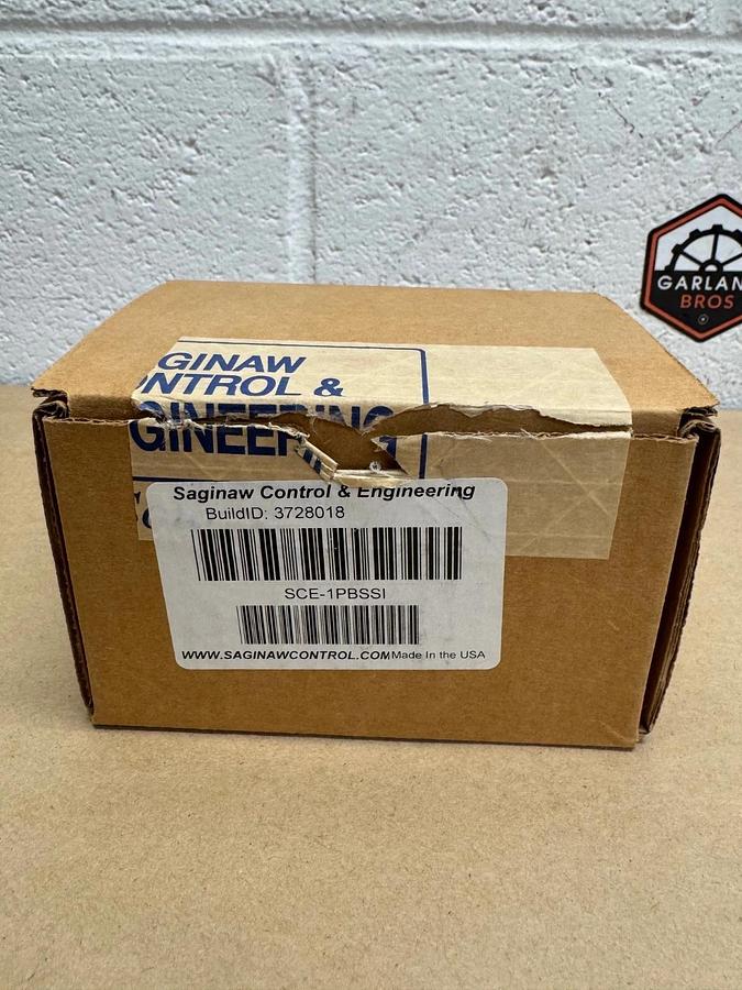 Used Saginaw Control & Engineering SCE-1PBSSI Pushbutton Enclosure *NEW*