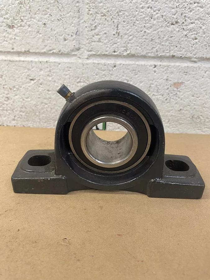 Used 1-7/16” Bearing P207, Bearing Housing, 2-Bolt Flange Pillow Block