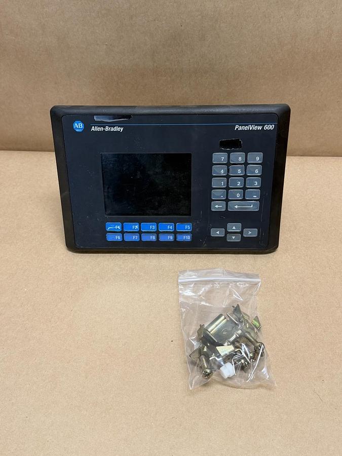 Used Allen Bradley 2711-K6C8 Panelview 600, Series B, 100-240VAC, 50/60Hz
