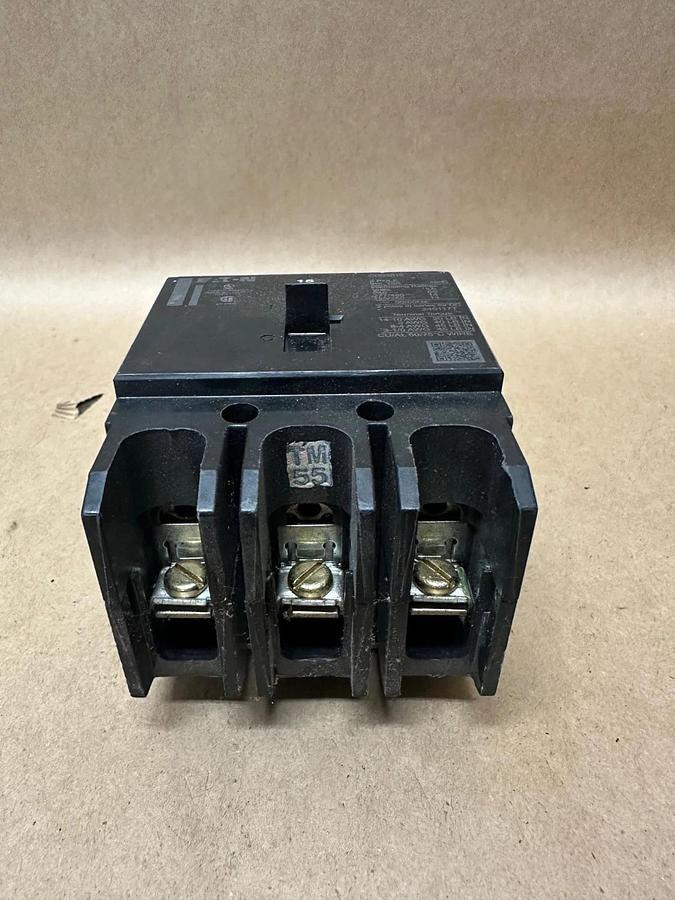 Used Eaton GHB3015 15A 3 Pole Circuit Breaker