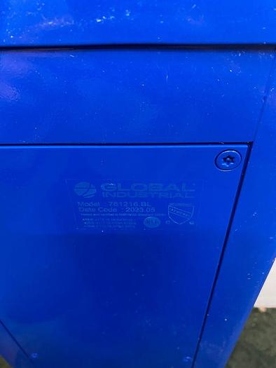 New - open box Global Industrial 761216 BL Outdoor Bottle Filling Station, Drinking Fountain