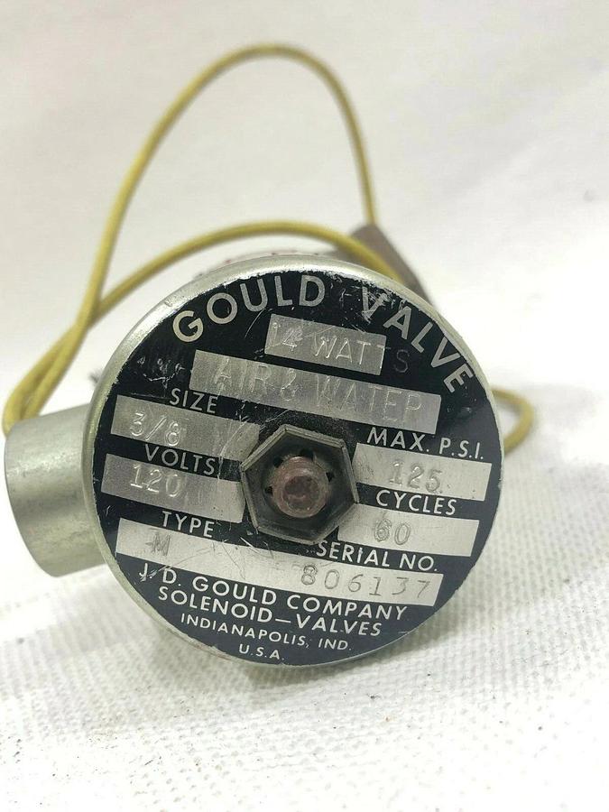 Used Gould Solenoid Valve 3/8 Size