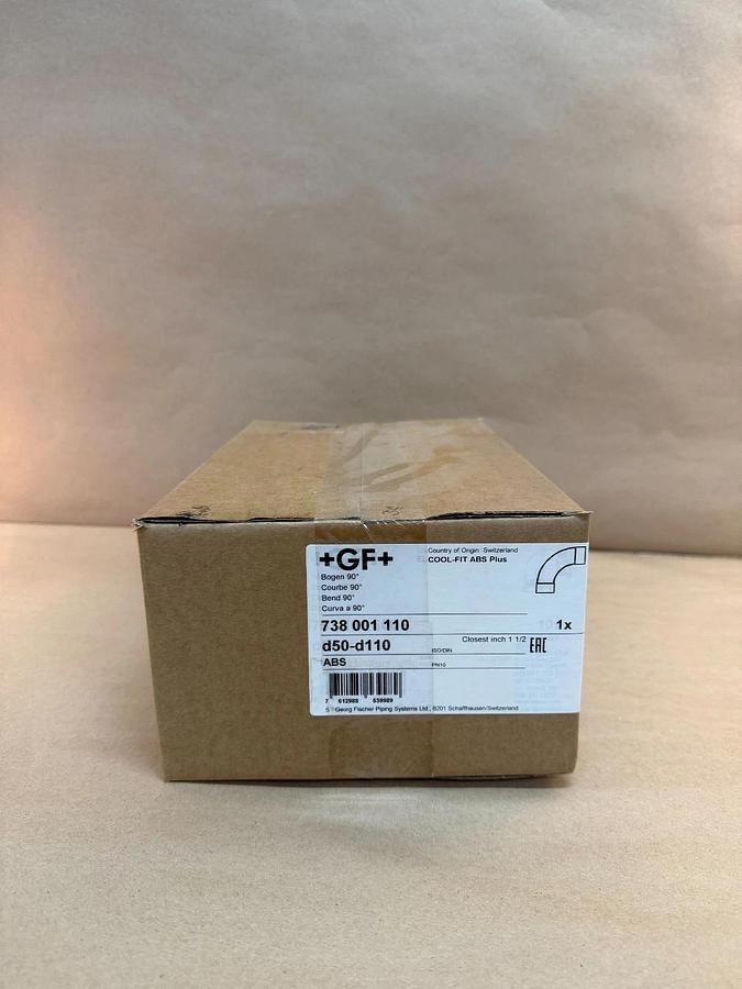 Used Georg Fischer Cool-Fit ABS Bend 90° 738001110 *FACTORY SEALED*