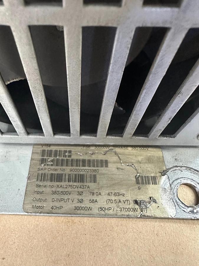 Used Siemens 6SE3225-5DJ4D Midimaster Vector, 380-500V, No Plastic Cover