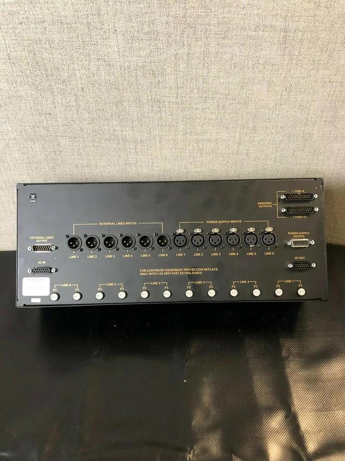 Used Telex RadioCom IC-100, 6-Channel Source Assign Panel