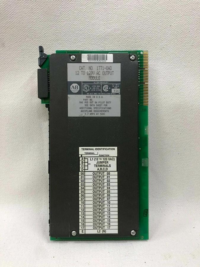 Used Allen Bradley 1771-OAD AC Output Module