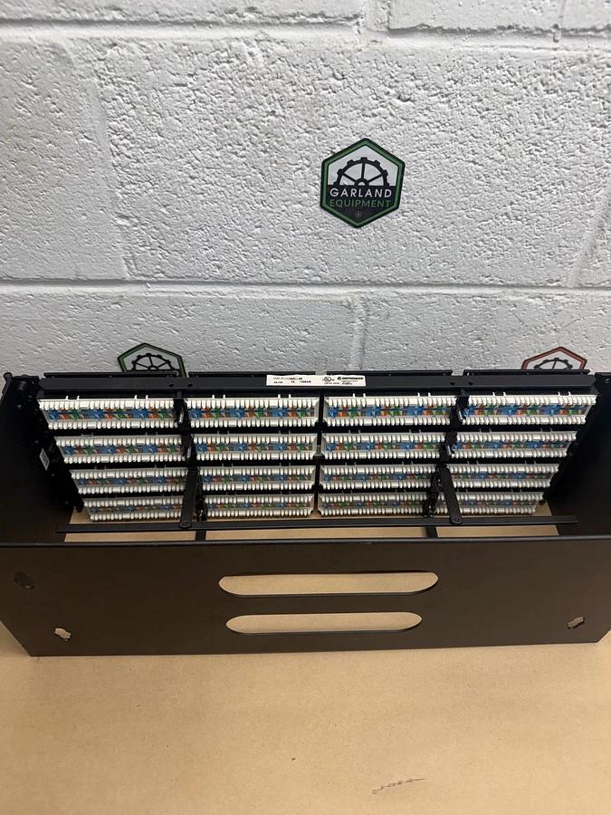 Used Ortronics OR-PHD66U48, 48 Port Patch Panel, Six 16-Port Modules
