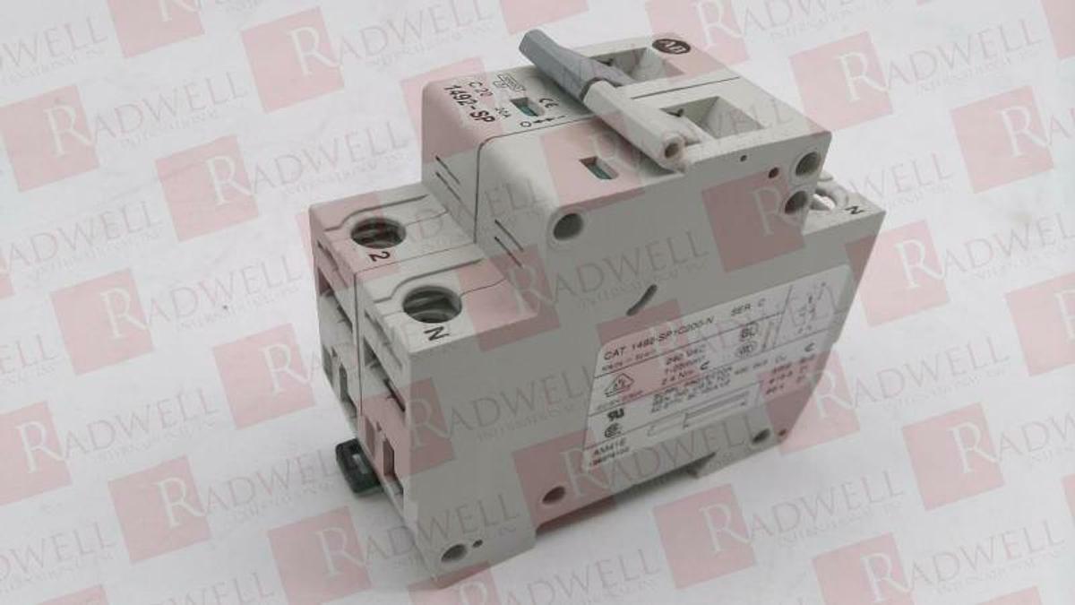 Used Allen Bradley 1492-SPM1B100 Ser D Protector Breaker - Qty 2 *NEW*