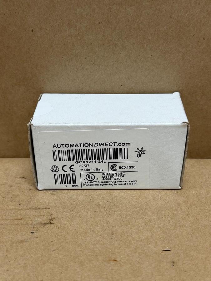 Used Automation Direct GCX1211-24L 22mm Pushbutton: Momentary, Red
