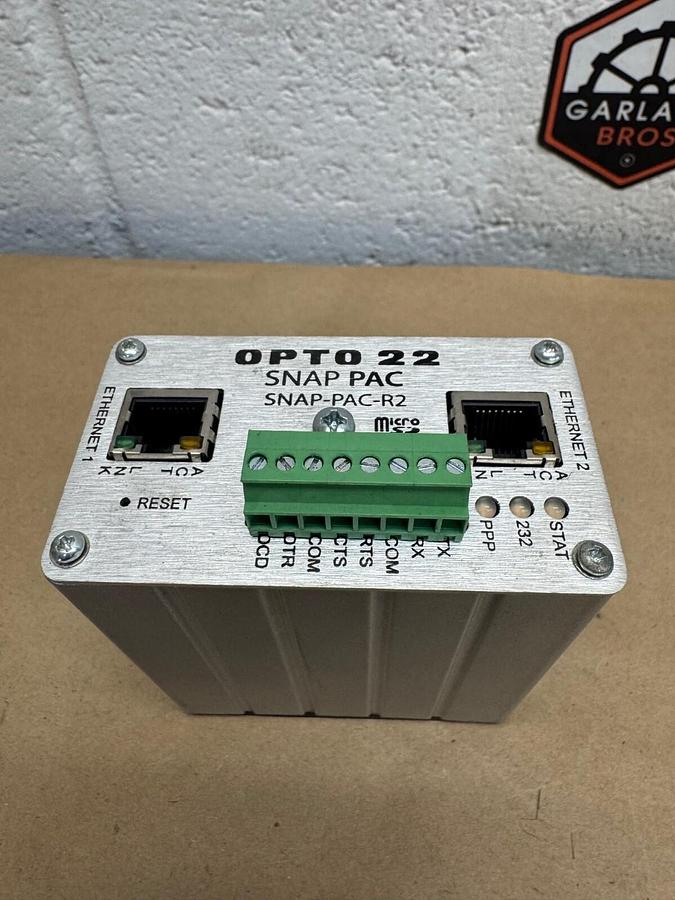 Used Opto 22 SNAP-PAC-R2 Programmable Automation Controller