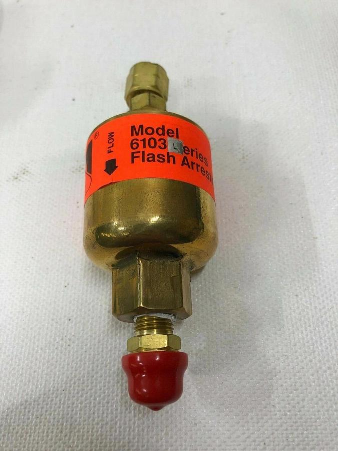 Used Matheson Gas Products 6103L Flash Arrestor with Manual