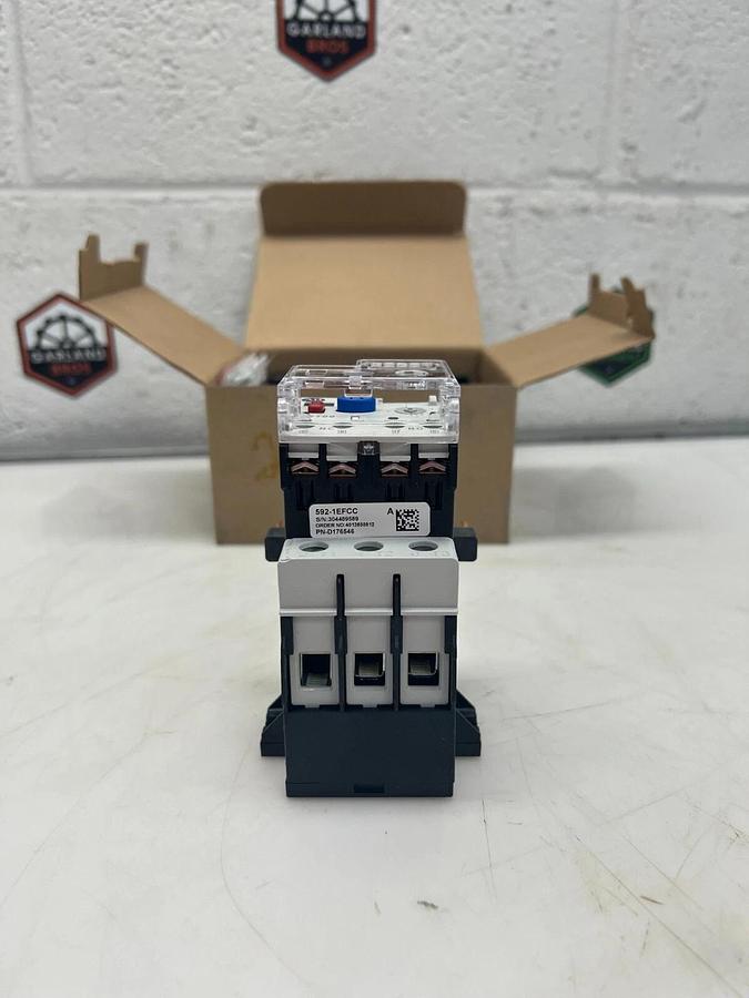 New - open box Allen Bradley 592-1EFCC E100 Overload Relay