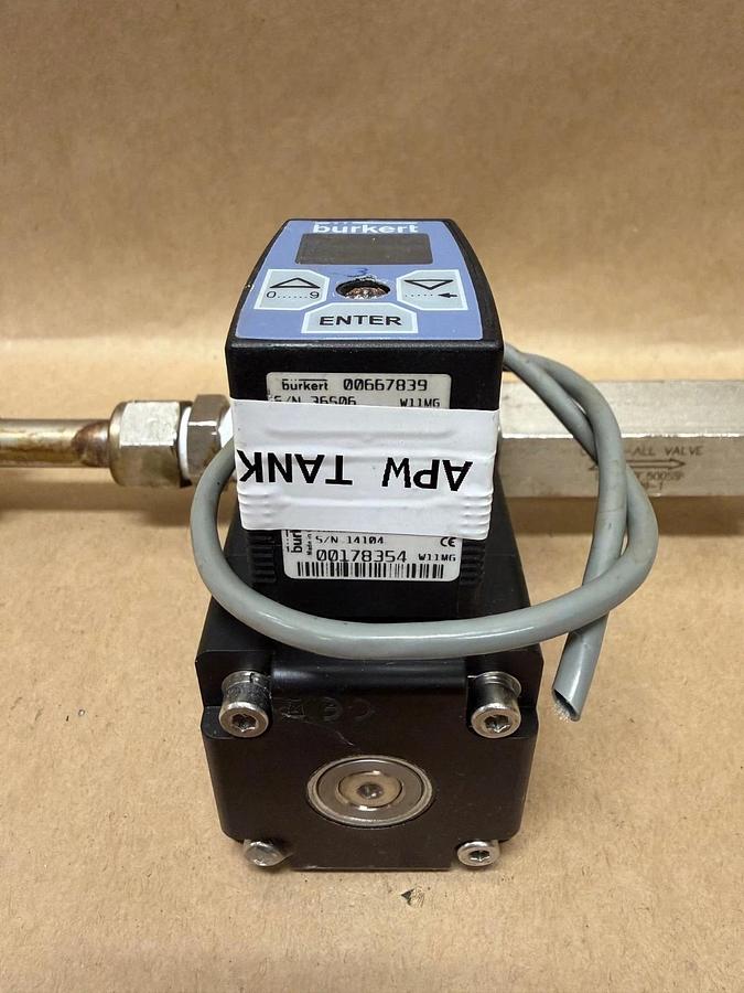 Used Burkert 00667839 Coil Solenoid Valve