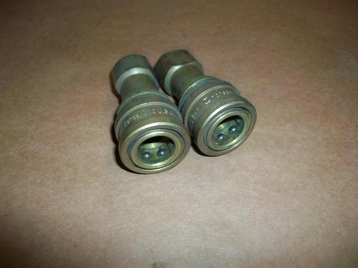 Used The Hansen MFG Co. Series 3-HK Brass Quick Connect Coupling