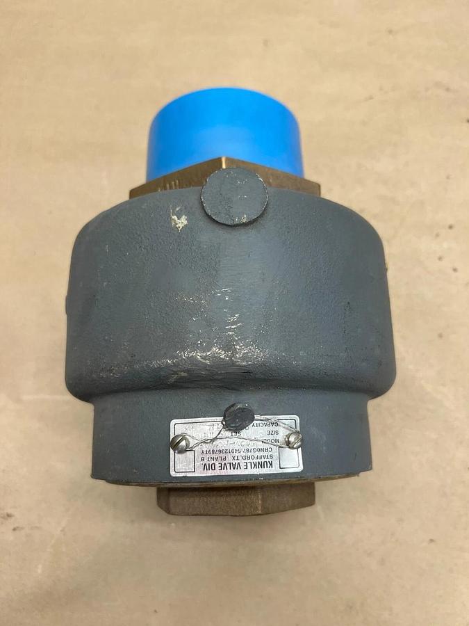 Used Kunkle Valve Division 215V-K01-AQE Vacuum Relief Valve