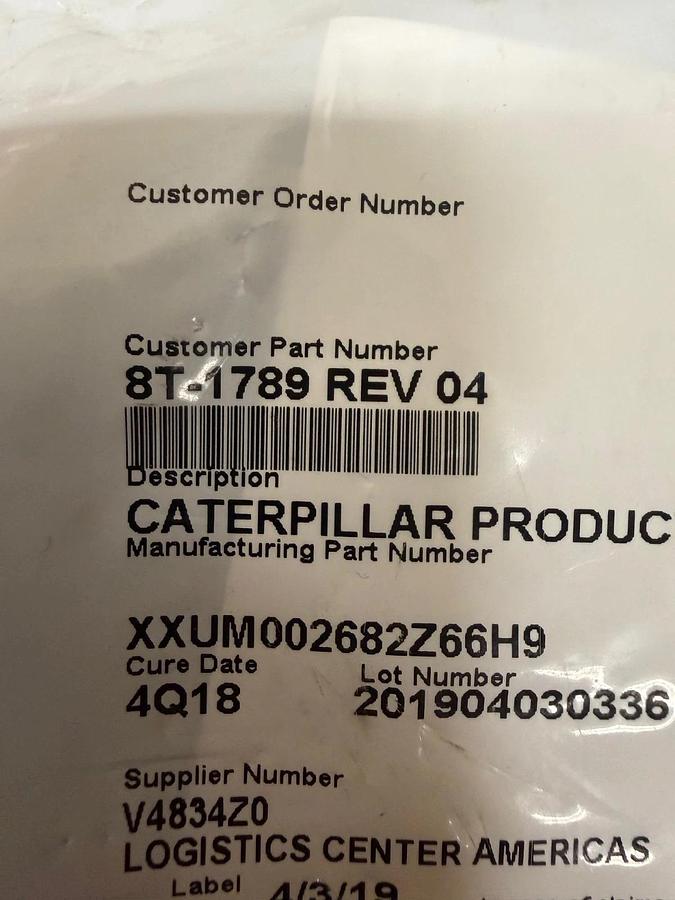 Used Caterpillar 8T-1789 2-Piece Seal *FACTORY SEALED*