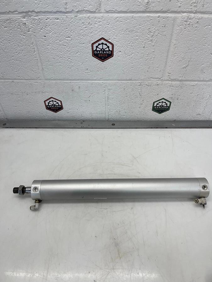 Used SMC CDG1BA50-400 Air Cylinder, Single Rod, 145 PSI, Max Press 1.00 MPa