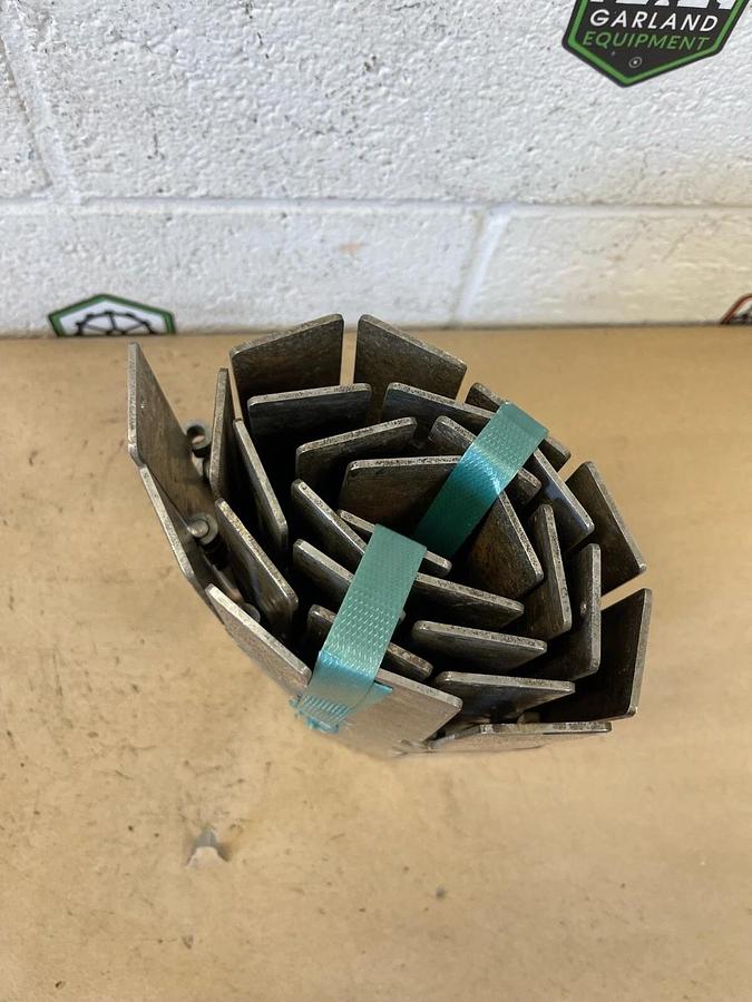 Used Rexnord SS815 BC 83 Tabletop Chain, Stainless Steel, L:43.5” W:7.5"