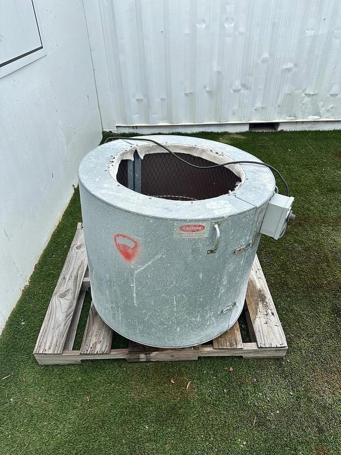 Used Ohmtemp SWL-55-1151 55 Gallon Drum Heater, 115V, 15A, Phase 1