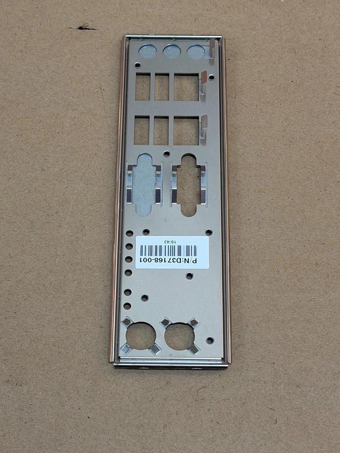 D37168-001 I/O Shield for Intel Motherboard S5000PSL