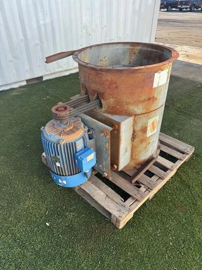 Used Hartzell Fan VA29-BD, 29” Inline Axial Fan, Elektrim 20Hp Motor @ 1775RPM, 575V