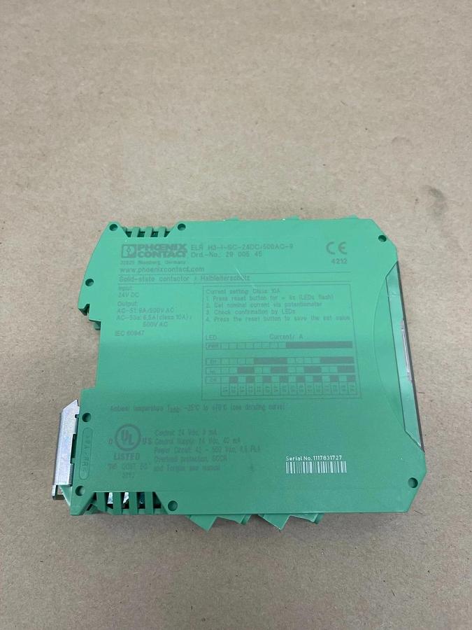 Phoenix Contact ELR H3-I-SC-24DC/500AC-9 Hybrid Motor Starter
