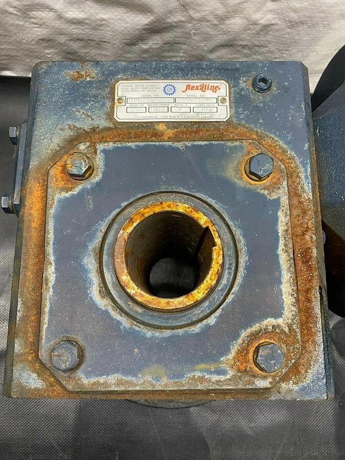 Used Grove Gear FHMQ1300-2 Flexaline Gearbox, Ratio 30:1, Input HP 2.565, Frame 180TC