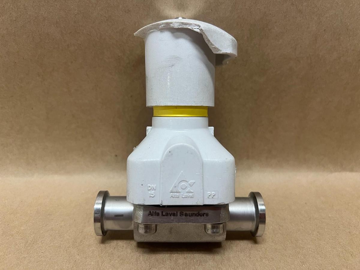 Used Alfa Laval Saunders DN15, 316L, Diaphragm Valve