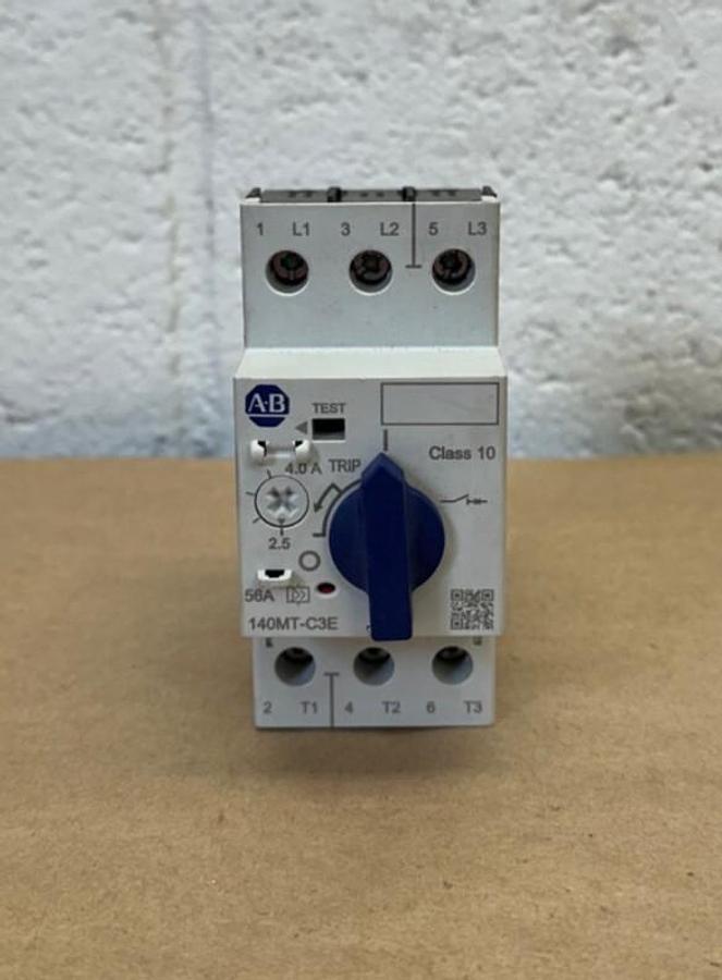 Used Allen Bradley 140MT-C3E-B40 Motor Protecting Circuit Breaker