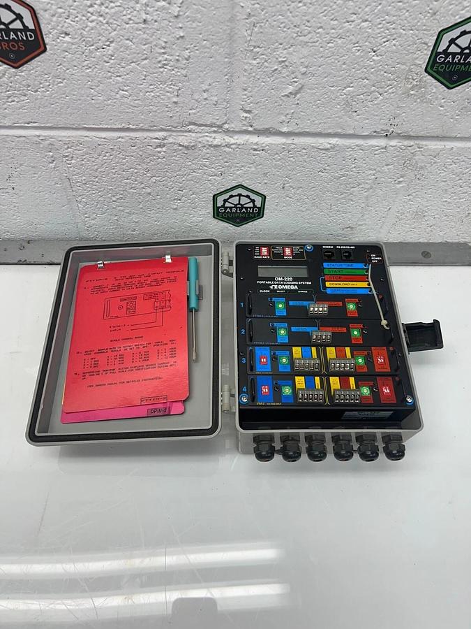 Used Omega OM-200 Portable Data Logging System